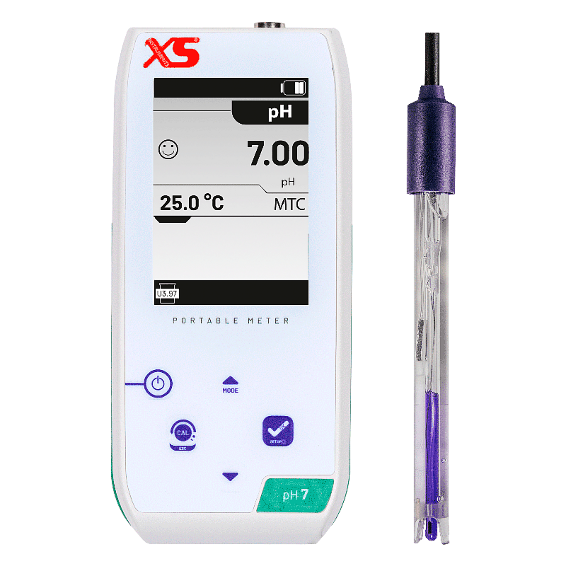 XS-pH-7-NEX-pHmetro-portatile---Elettrodo-201-T