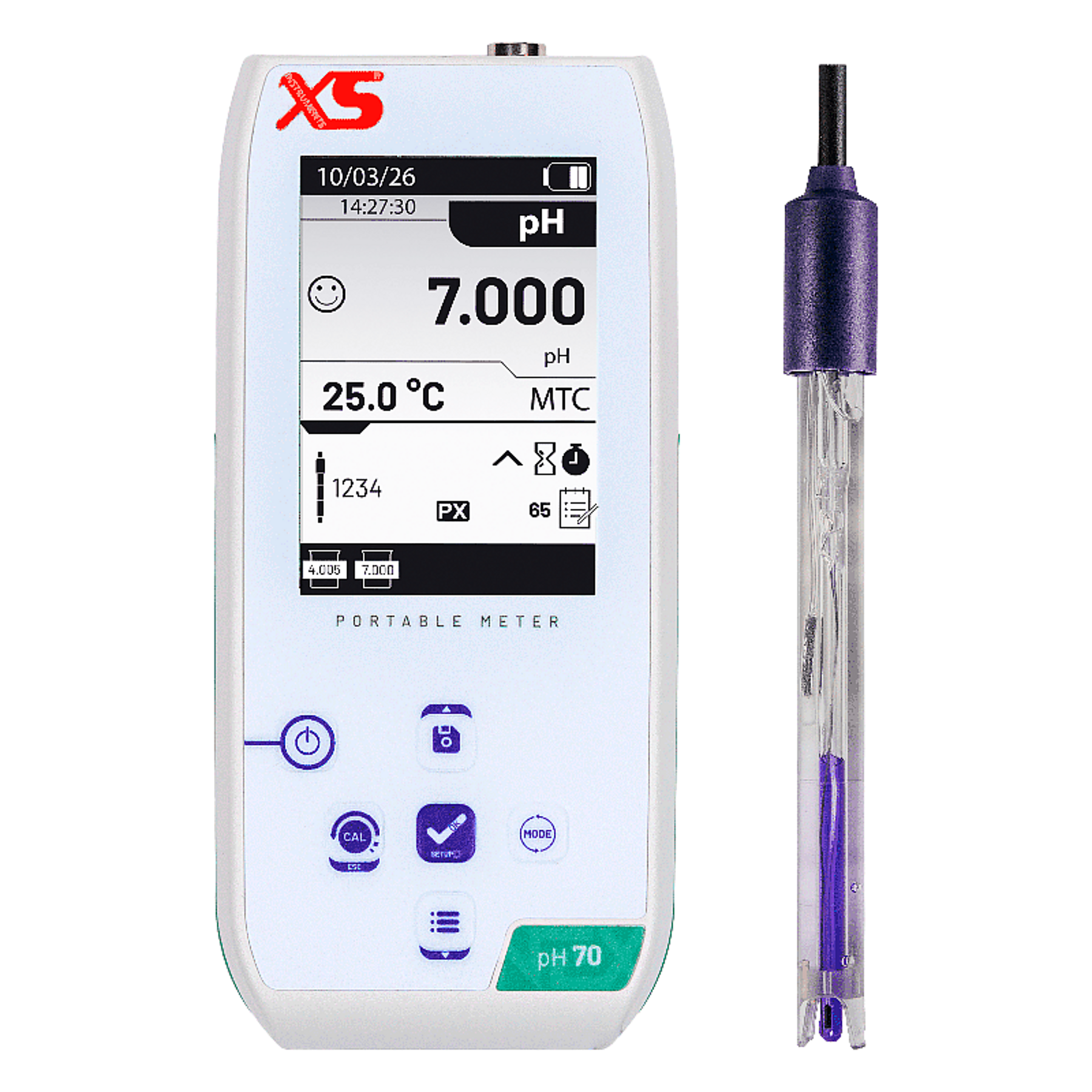 XS-pH-70-NEX-pHmetro-portatile---Elettrodo-201-T